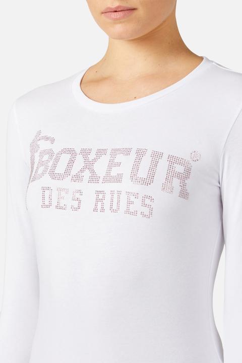 Actual product image Boxeur des Rues Lady Strass Logo T-Shirt (L)