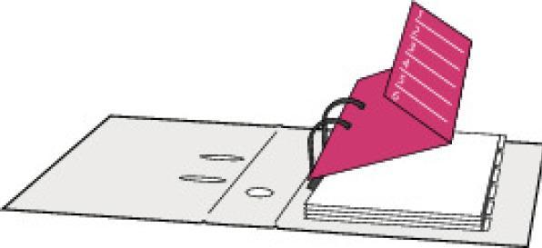 Actual product image Biella Register cardboard A4 1-5, 4hole