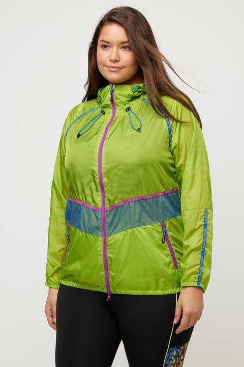Actual product image Ulla Popken Neon Rain Jacket Activewear (50, 52)