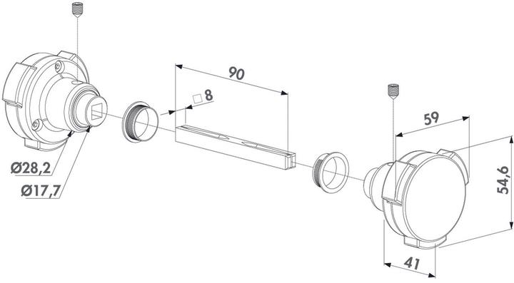 Productafbeelding Locinox Veiligheidsknop KIDLOC (Drukknop connector, 1 Pcs.)