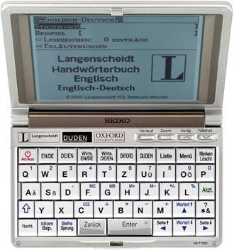Actual product image Seiko GR-T7000, Multi-Title Dictionary