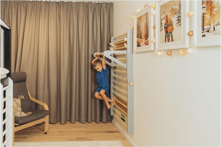 Actual product image Duck Woodworks Climbing triangle wall set