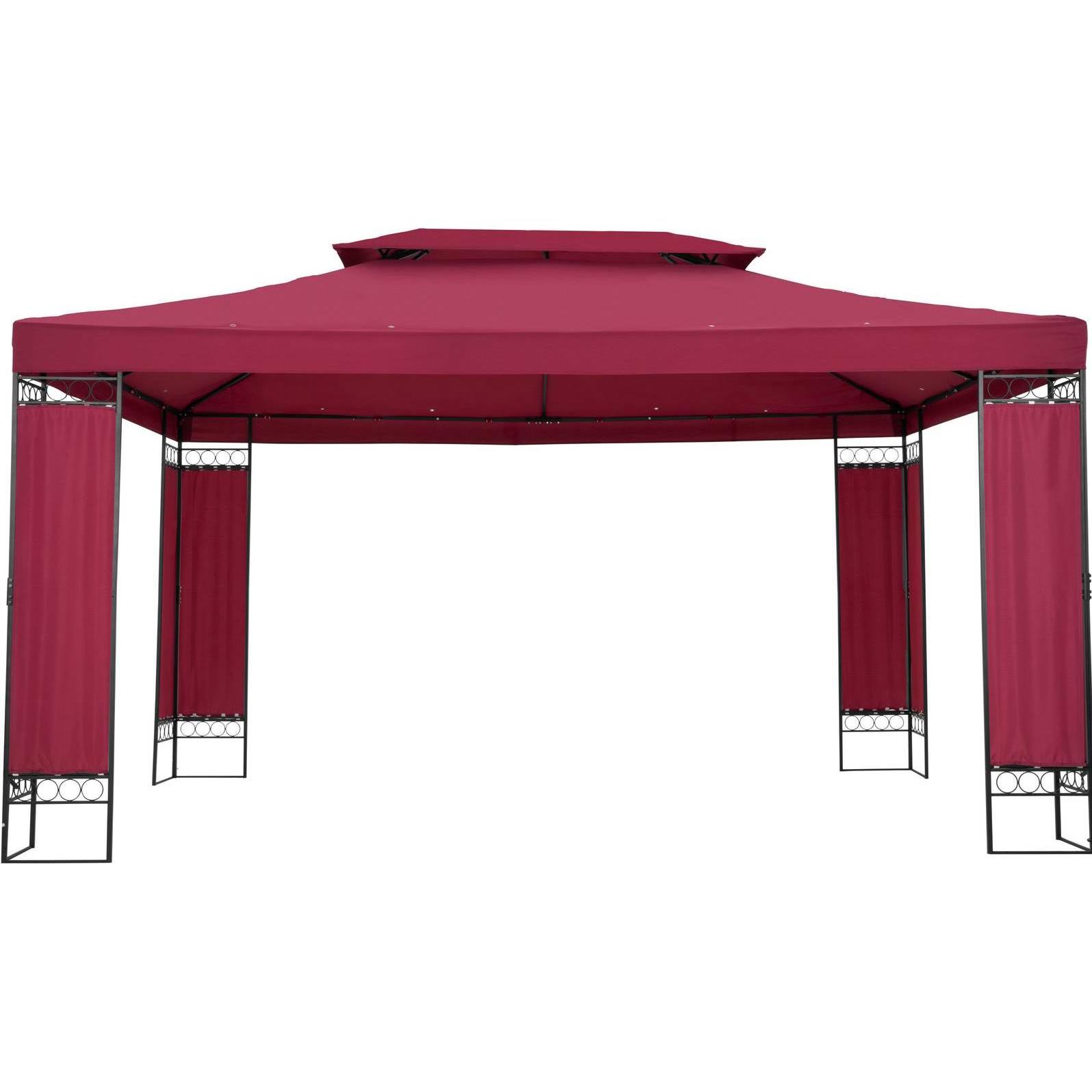 Thumbnail - Uniprodo, Pavillon, Gartenpavillon Pavillon Festzelt Partyzelt Stahl 3x4m Beige (394 cm, 294 cm)