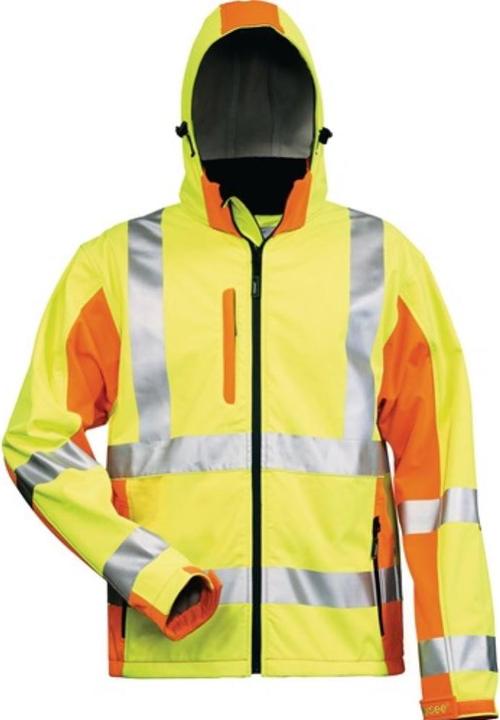 Actual product image Elysee High-visibility softshell jacket JIM size XL yellow/orange (XL)