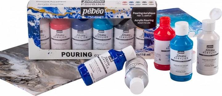 Image du produit Pebeo Set Pouring 6X118Ml (118 ml)