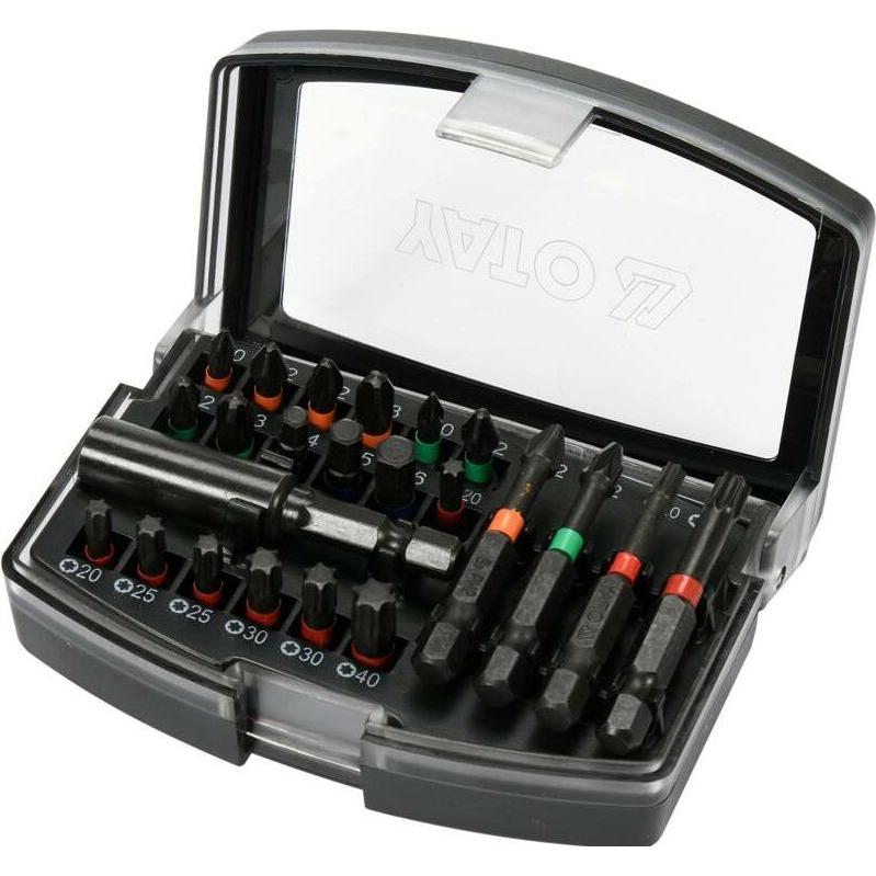 Thumbnail - Yato, Bits, YT-04621, Schlagschrauber-Bitset 23-teilig, 25 und 50mm lang