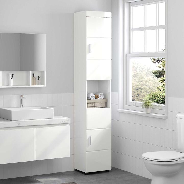 Produktbild vidaXL Badezimmer Schrank (31.50 x 31.50 x 203 cm)