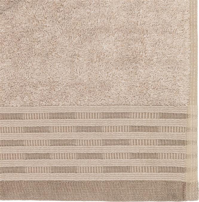 Image du produit Domoletti Serviettes de bain HUDSON, beige, 70 x 140 cm (140 x 70 cm)