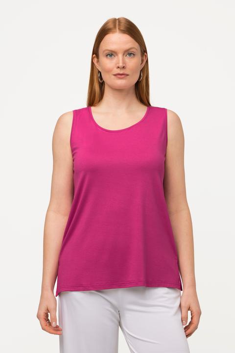 Produktbild Ulla Popken Top, Rundhals, Classic, Stretch, breite Träger, ärmellos (58)