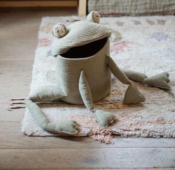 Actual product image Lorena Canals Storage Basket Frog