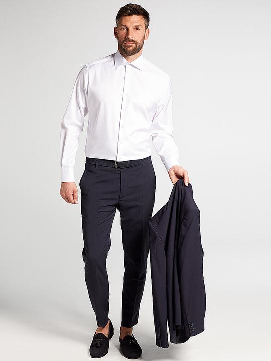 Produktbild Eterna Herrenhemd MODERN FIT Langarm Standard WEISS Gr.45