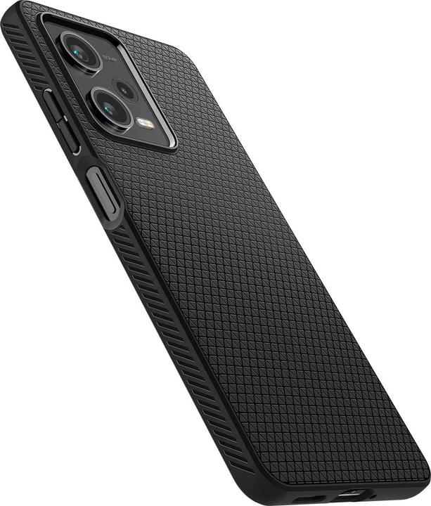 Produktbild Spigen Liquid Air - Etui do Xiaomi Redmi Note 12 Pro 5G / POCO X5 Pro 5G (Czarny) (Xiaomi Redmi Note 12 Pro 5G, Xiaomi Poco X5 Pro)