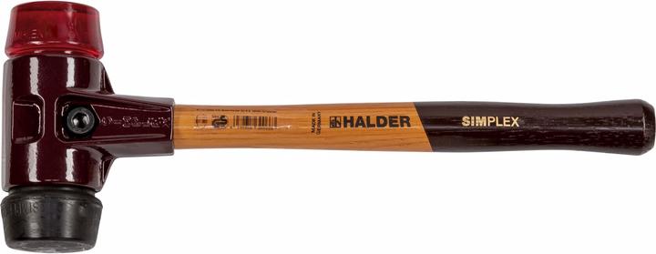 Actual product image Halder SIMPLEX soft-face hammer 60 RUBBER/PLASTICS TE SIMPL (1500 g)