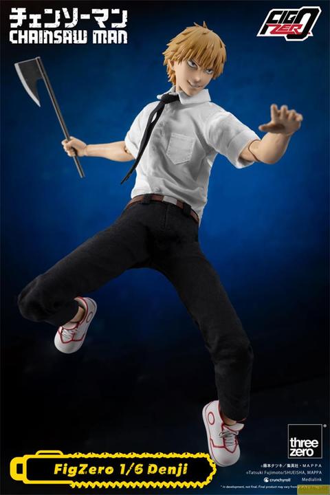 Actual product image ThreeZero Chainsaw Man FigZero figurine 1/6 Denji 29 cm