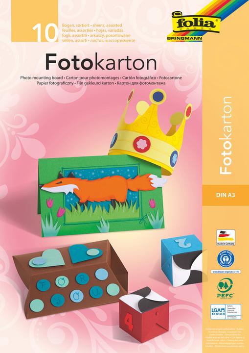 Productafbeelding Folia Fotokarton blok A3 (300 g/m², 10 x)