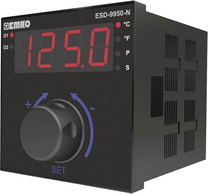 Productafbeelding Emko Temperatuurregelaar met roterende regeling 24VAC/DC sal-sensor ingang