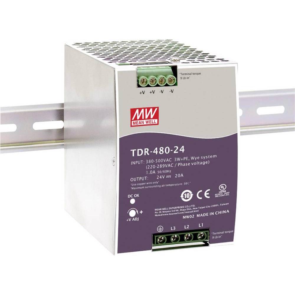 MeanWell, Systemstromversorgung, Hutschienen Netzteil (DIN Rail) DC/DC Schaltnetzteile