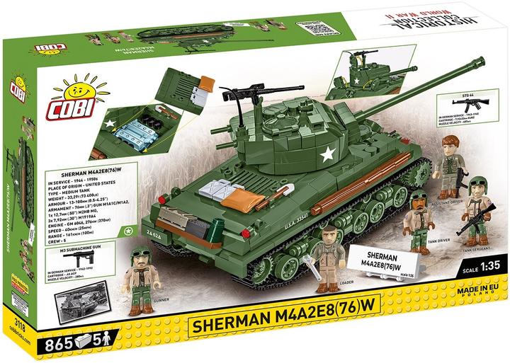 Cobi Historical Collection Sherman M4A2E8 (76)W