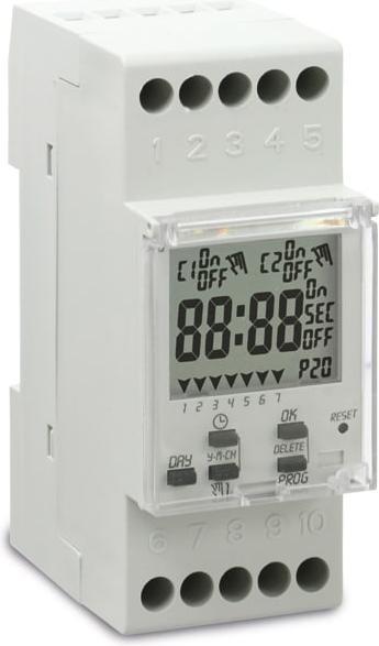 Productafbeelding Perry Digitale timer 1IO 7081, voor DIN rail