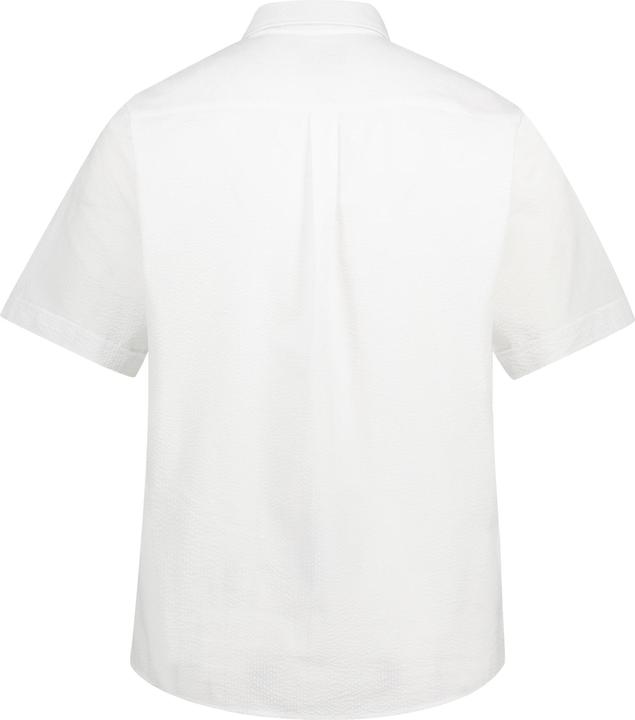 Immagine prodotto JP1880 Camicia di seersucker dalla vestibilità moderna con mezze maniche, colletto button-down e righe (6XL)