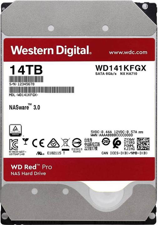 Image du produit WD 16 TB Disque dur interne 8.9 cm (3.5) SATA 6 Gb/s vrac (16 To, 3.5")