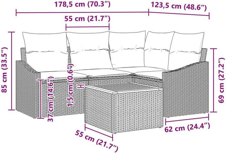 Immagine prodotto vidaXL Kendall