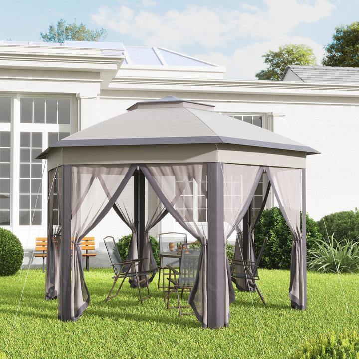 Actual product image Outsunny Folding pavilion with carrier bag (405 cm, 405 cm)