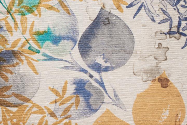 Image du produit VBS Tissu à motifs imitation lin "Gaia", largeur 140 cm, vendu au mètre