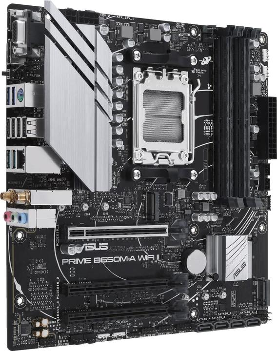 Productafbeelding ASUS PRIME B650M-A WIFI II (AM5, AMD B650, mATX)