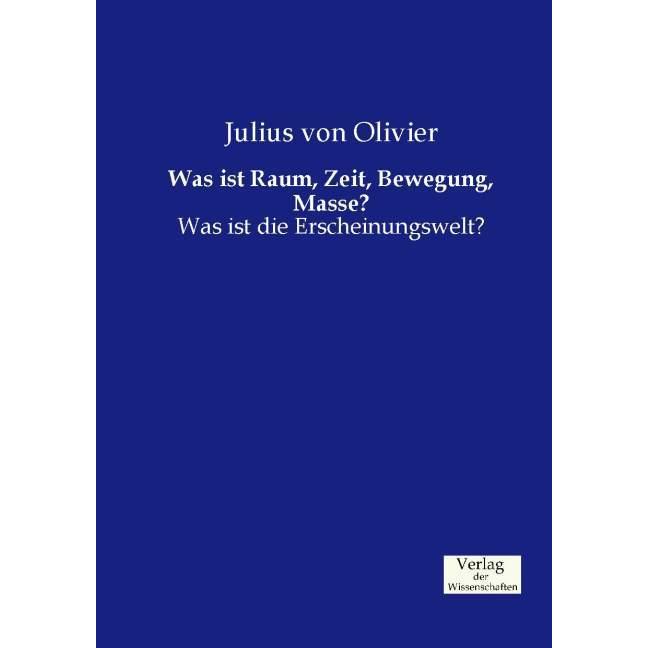 Was ist Raum, Zeit, Bewegung, Masse?, Fachbücher