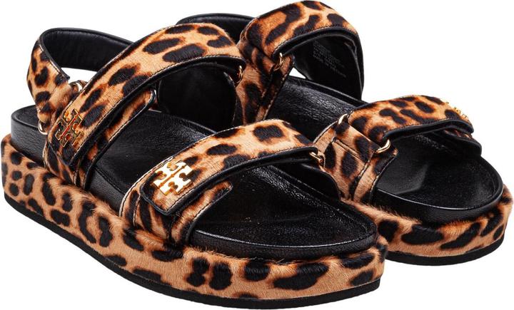 Actual product image Tory Burch kira sandal in leopard print leather (36)