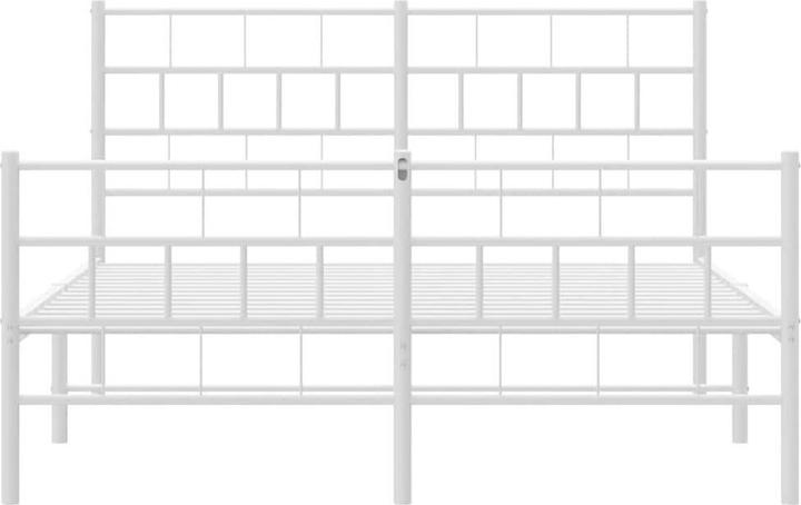 Produktbild vidaXL Metall Bettgestell (135 x 190 cm)