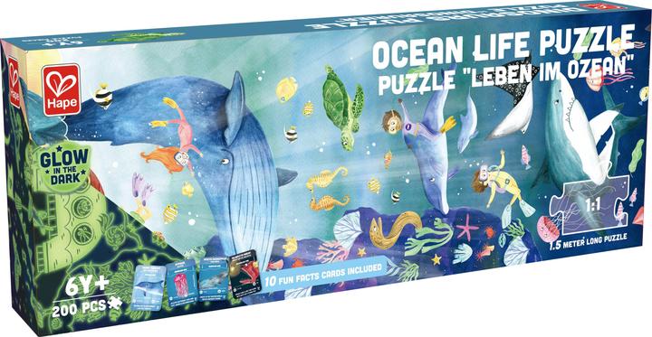 Hape Puzzle La vie dans l'océan (200 pièces)
