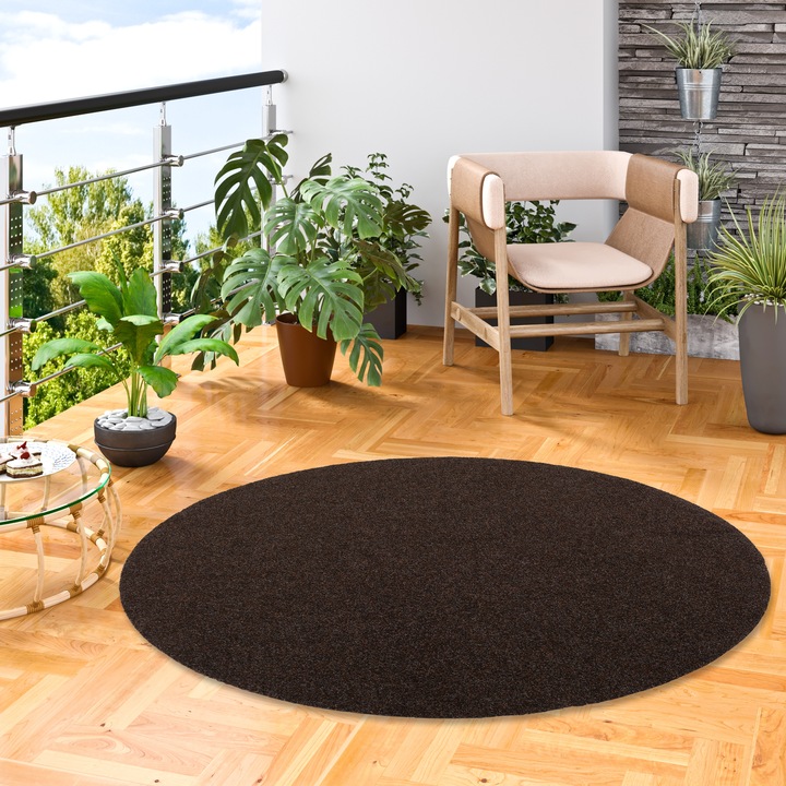 Actual product image Snapstyle Artificial grass carpet with pimples Kingston Round (100 x 100 cm)
