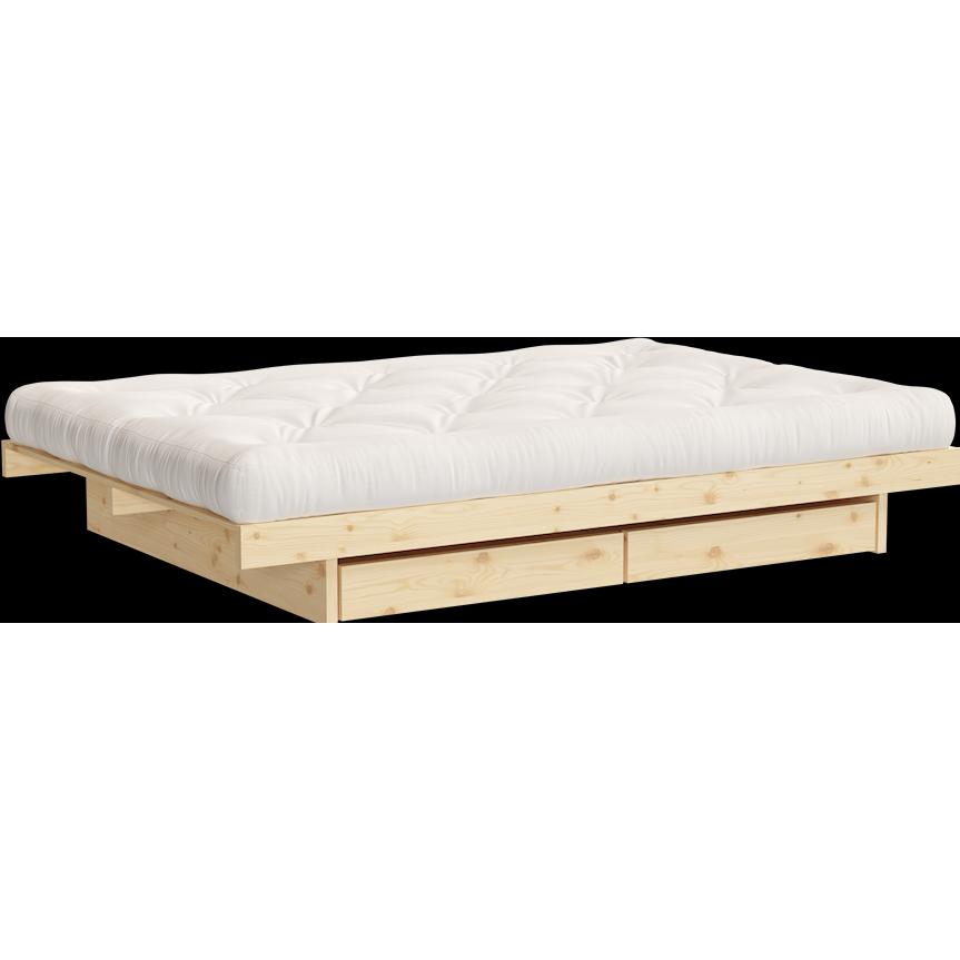 Karup Design, Bett, Kanso mit Schubladen (120 x 200 cm)