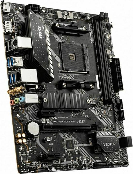 Image du produit MSI Mag A520m Vector Wifi (AM4, AMD A520, mATX)