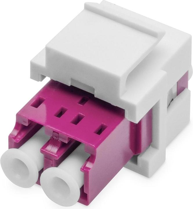 Image du produit Digitus Fiber optic LC/LC duplex coupler, Multimode-OM4, Keystone module (Module Keystone)