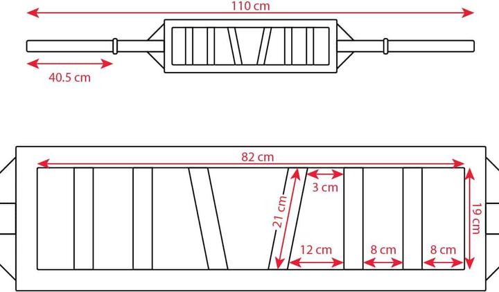 Actual product image Gladiatorfit Barbell with multiple handles