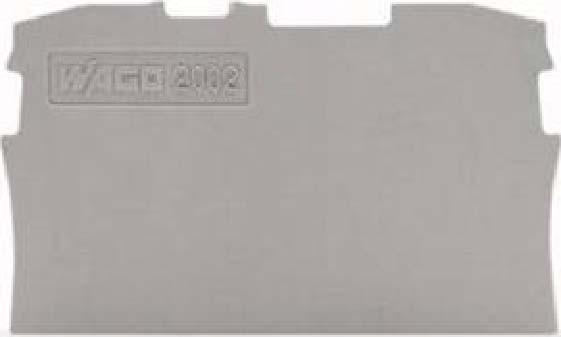 Produktbild Wago Abschlussplatte f. Klemml. 2x2,5mm2 or.