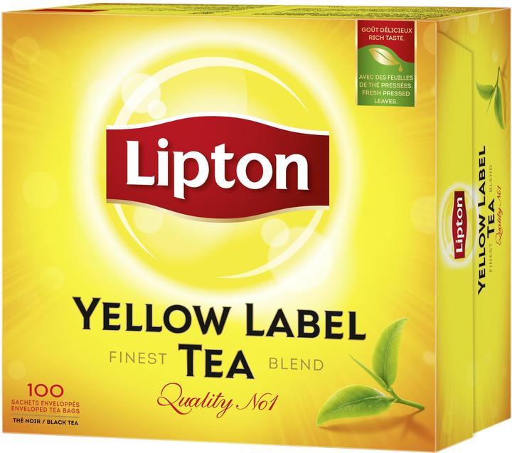 Actual product image Lipton Tea Bag Yellow Label Tea (150 g)