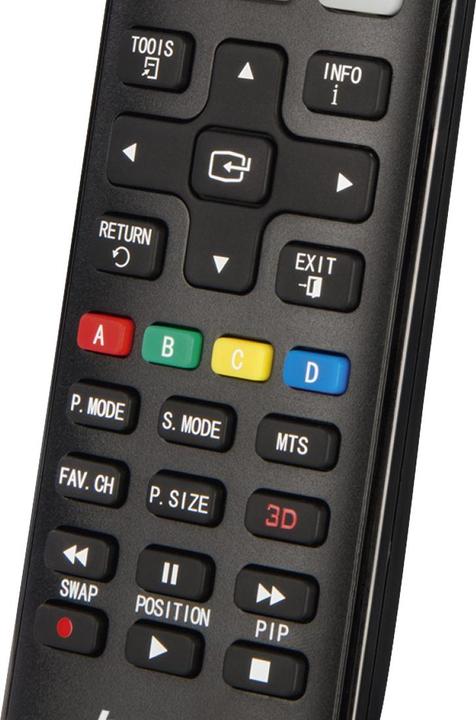 Actual product image Hama Universal remote control for Samsung TVs, IR, adaptive, illuminated buttons (Universal remote control, Infrared)
