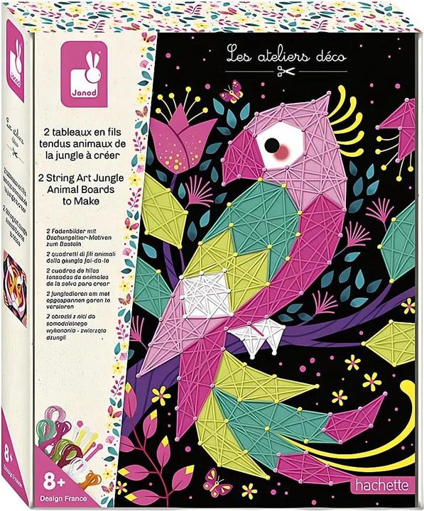Image du produit Janod 2 tableaux fils tendus jungle