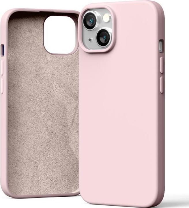 Actual product image Silicone iPhone 16 Pro 6,3" różowo-piaskowy/pink-sand (Apple iPhone 16 Pro)