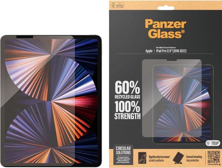 Image du produit PanzerGlass Verre pour tablette (1 pcs, Apple iPad Pro 12.9 2018, Apple iPad Pro 12.9 2020, Apple iPad Pro 12.9 2021, Apple iPad Pro 12.9 2022)