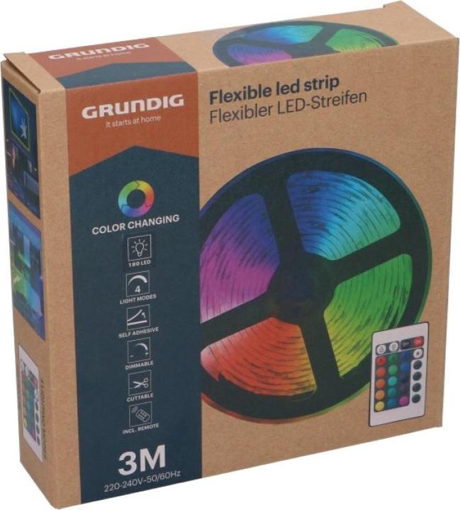 Immagine prodotto Grundig Striscia led RGB 60Led/metro PL (RGB, 300 cm, Interno)