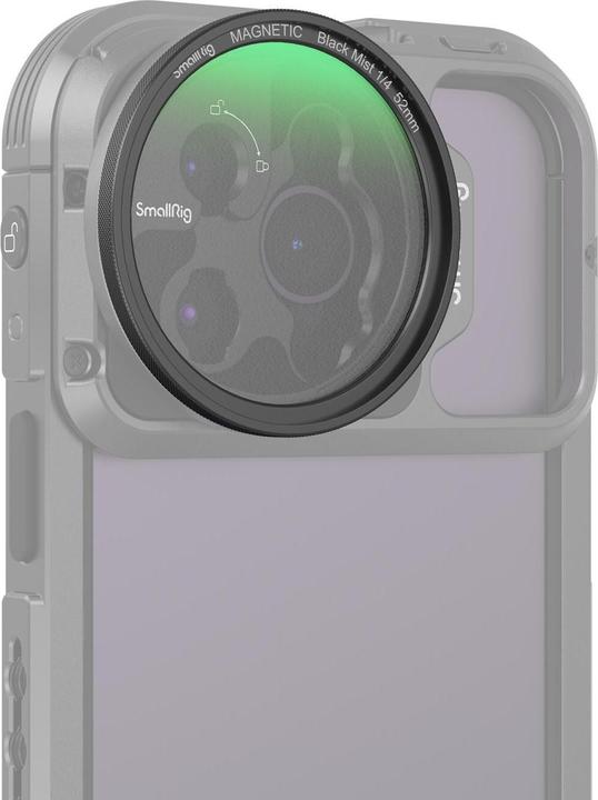 Produktbild SmallRig 4217 MagEase Magnetic 1/4 Effect Black Mist Filter Kit (52mm) (52 mm, Black Mist Filter)