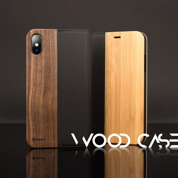 Actual product image Nalia Real wood mobile phone case (Apple iPhone X)