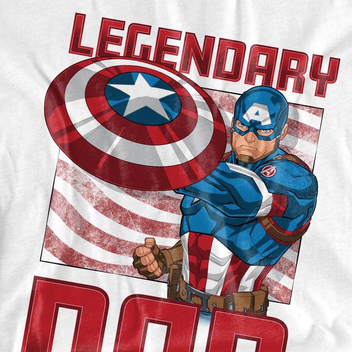 Produktbild Captain America Legendary Dad TShirt (S)