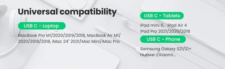 Produktbild Ugreen USB C – Lightning Adapter (USB Typ C, Lightning)