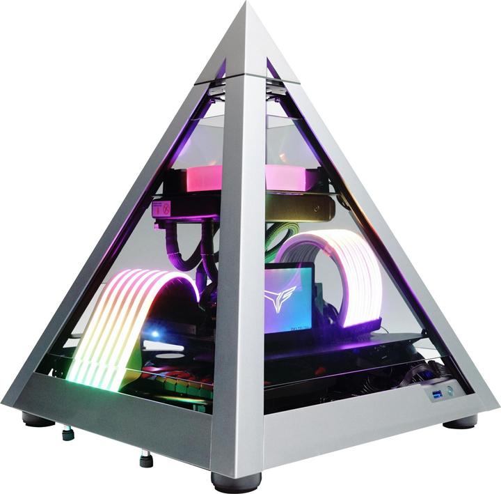 Actual product image Azza Pyramid Mini 806 (Mini-ITX)